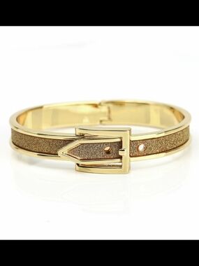 Belt Buckle Hinged bracelet sparkle dust